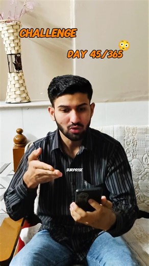 Day - 45 | Phone khola aur 40,000₹ dekh ke shock lag gaya! 😳 #minivlog #shorts