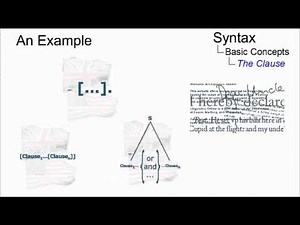 SYN_012 - Linguistic Micro-Lectures: Clauses