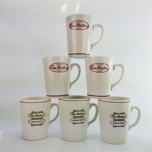 Vintage Tim Horton Coffee Cafe Mug French English - Etsy Canada