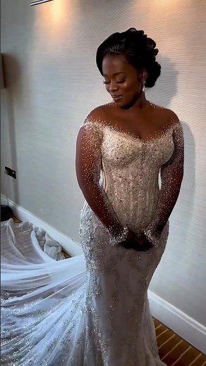 Most Beautiful Black Bride In The Most Beautiful Wedding Dress Ever! You have to see this . WOW.