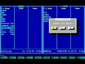 How To Install Norton Commander 5.51 for MS-DOS Discovering Abandonware Apps