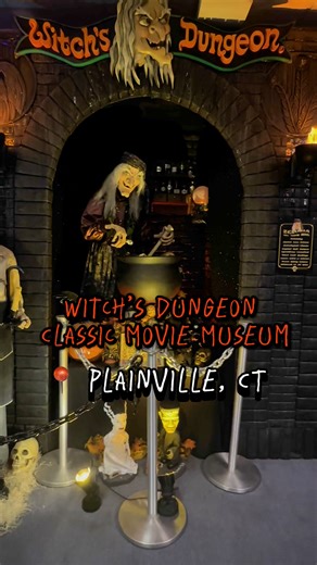 🎥🧛‍♂️ Step into Hollywood horror history at the Witch’s Dungeon Classic Movie Museum in Plainville, CT! Open Fri–Sun nights (6–9PM), this eerie spot is packed with lifelike monsters, vintage movie props, and a spooky holiday twist through Jan 19 👻🎄🎬 Perfect for horror fans, film buffs & curious creepers 👀🕷️📍103 E Main St, Plainville, CT🎟️ $15 admission#WitchsDungeon #ClassicHorror #CTThingsToDo #HauntedMuseum #MovieMonsters #PlainvilleCT #SpookySeason #ReelScary #HorrorReel #thingstodoi