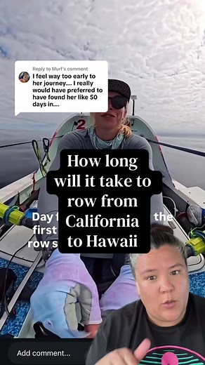 Replying to @Murf rowing a boat across an ocean does indeed take quite a long time 😂🫠 #recordbreaking #oceanrowing #kelseypfendler #womensupportingwomen #womenssports