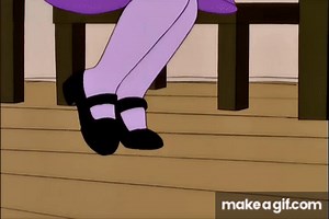 Lisa Simpson Tap Dancing 2000 on Make a GIF