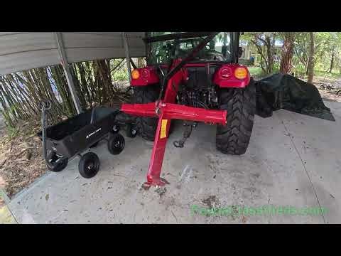 King Kutter heavy duty subsoiler with the TYM T474 tractor