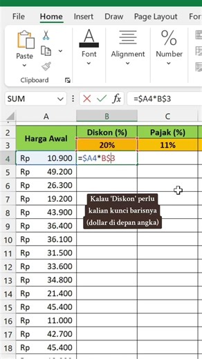 Lakukan ini kalau gak mau rumus Excel kalian Error #excel #exceltips #exceltricks