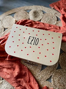 Personalized Baby Gift Box - Personalized Baby Gift Set - Baby Girl or Boy Gift - A Thousand and One Hearts Box