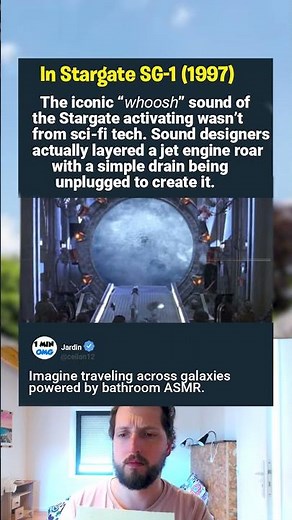 in Stargate sg1 The iconic “whoosh” sound