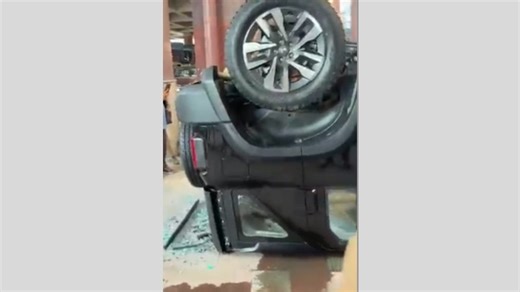 New Thar flies out of Delhi showroom as lemon crushing ritual goes wrong