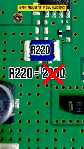 Alamin Elc on Instagram: "SMD resistors and their mysterious ‘R’ 🤓 Learn the secret! #ElectronicsMadeEasy #Resistors #TechLearning #CircuitBasics"