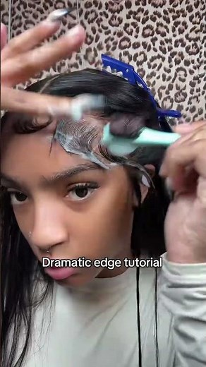 Middle part Dramatic edges tutorial.🥰So effortlessly 😍😍