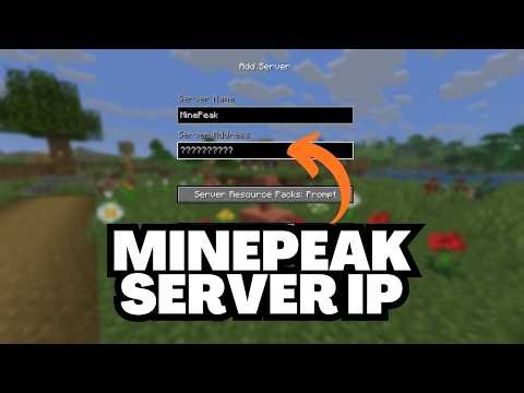 Minecraft MinePeak Server IP Address