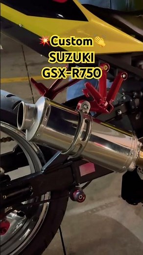 👀WOW - clean build and great sound | GSX-R750 custom build #shorts #bikelife #suzuki