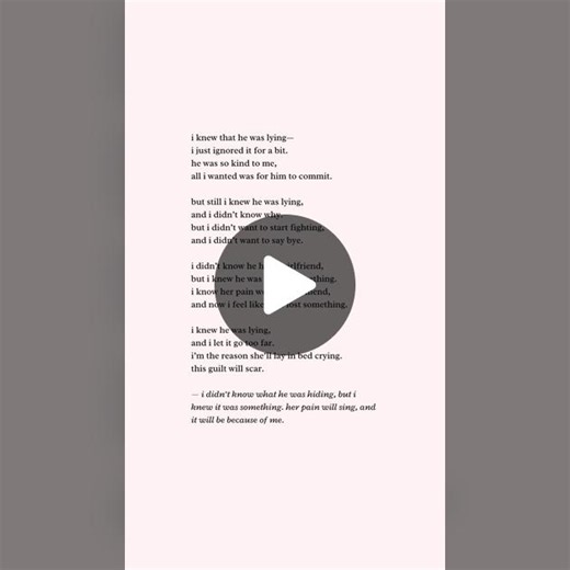 this guilt will scar. #poetry #poem #original #cheating #breakuppoem