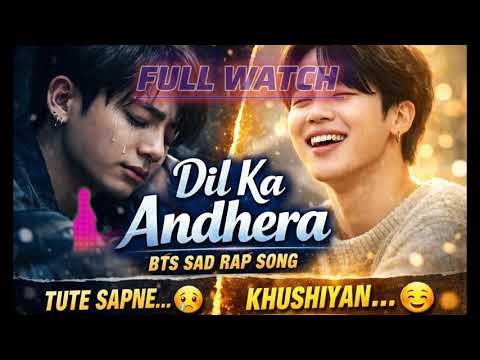 Dil Ka Andhera 😢 | BTS Style Sad Rap Song | Broken Heart & Khushiyan Mix | Emotional Hindi Rap 2026