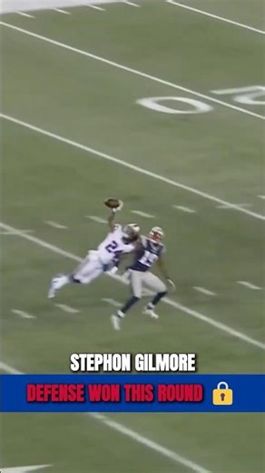Stephon Gilmore One-Handed Pass Breakup in Tight Coverage!