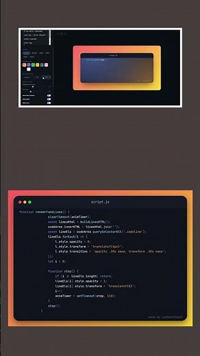 How to Build This Animated Code Snippet Card Generator ⚡ 🚀 ✨