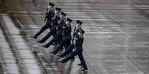 Hong Kong’s Police Debut the Goose Step as City Marches to Beijing’s Tune