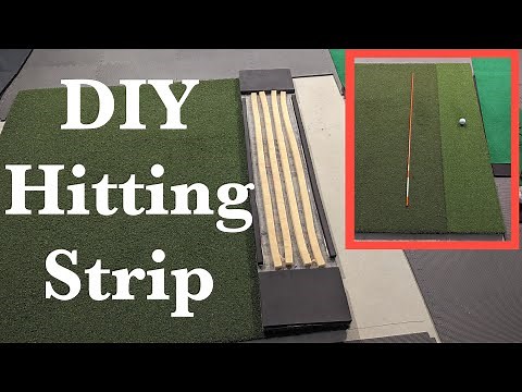 DIY Golf Hitting Strip