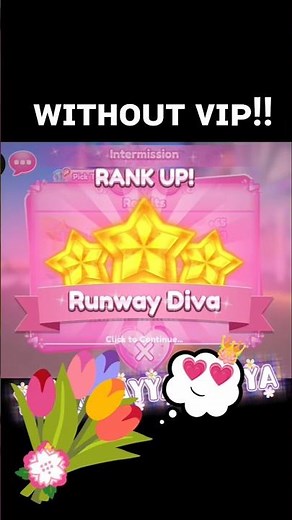 Ranking up to Runway Diva! ✨💐 (No Vip!) #dti #rank #runway #roblox