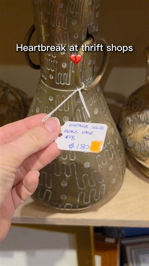 Note to self: Check thrift shop prices #vintage #antiques #homedecor #reseller #thrift