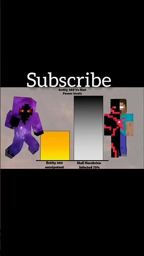 Entity 303 Vs Null [All forms] #minecraft #null #entity303