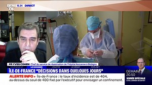 Pour le chef du service de réanimation de l'hôpital Avicenne à Bobigny, "il faut un confinement extrêmement fort" en Île-de-France | BFMTV