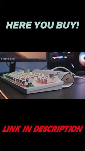 "Best 2026 Keyboard! ⌨️ Razer BlackWidow V4 Pro White. Clicky Switches & Insane RGB! Buy Now! 👇"