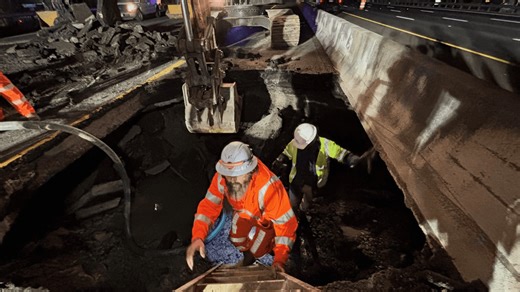 UPDATE: I-10 sinkhole repairs made, but still major delays for Beaumont-bound drivers