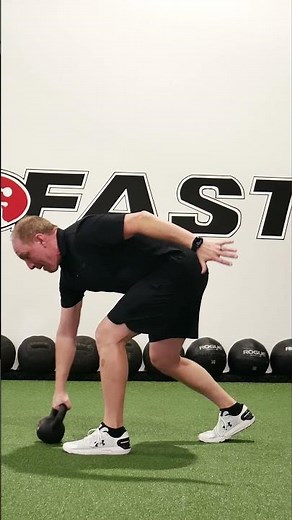 The Contralateral Split-Stance KB Swing - Full Video Below #strengthcoach #kbswing #kettlebell