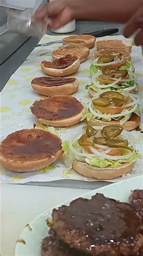 buger and buger and fries ######food #