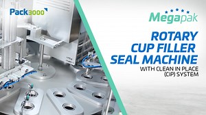 Rotary Cup Filler - Seal Machine with Clean In Place (CIP) System