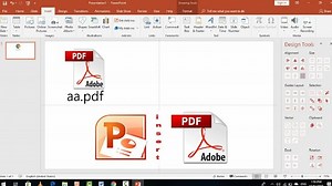 How to Insert PDF into Microsoft PowerPoint Presentation in Windows