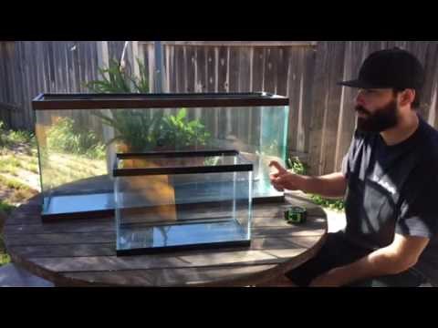How to tell how many gallons a fish tank is.