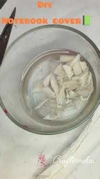 Diy Handmade Notebook Cover📗✨ #diy #bookcovers #book #handmade #diybook #notebook