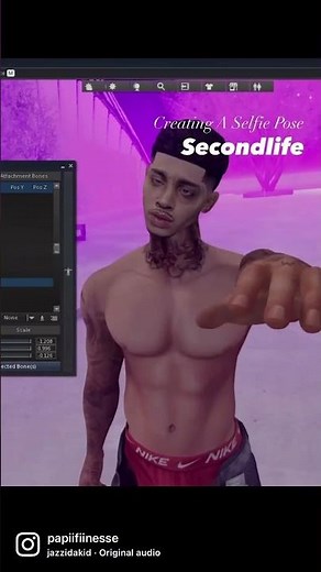 Creating poses on #secondlife #meta #metaverse
