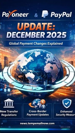 Payoneer PayPal Update December 2025 Global Payment Changes Explained