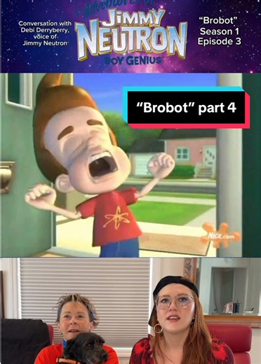 Last part of the episode “Brobot” with @debiderryberry, the voice of Jimmy Neutron #creatorsearchinsights #jimmyneutron #voiceover #animatedfun #nostalgic