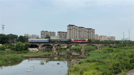 检测5223次列车运行在沈吉线