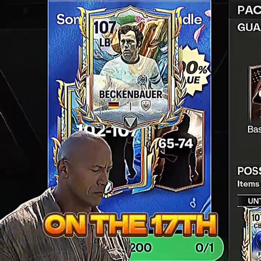 Beckenbauer Veio 😱🔥 #eafc25 #fifa #eafc24 #eafcmobile #fifamobile #fifa #shorts