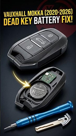 How to Change Vauxhall Mokka Key Battery | CR2032 (2020-2026)