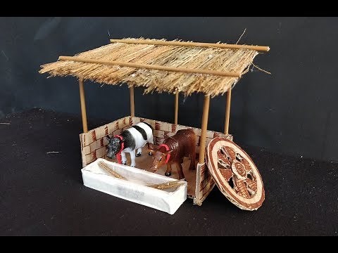 DIY How to make Cow Shed | House of Animals – Cow Shed