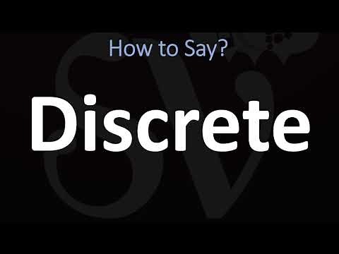 How to Pronounce Discrete? (CORRECTLY)