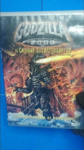 Godzilla 2000 en DVD #godzilla2000 #dvd