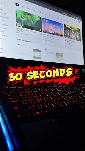 This 30 Sec Setting Will Make Your PC SUPER FAST 😳🔥 #pcperformance #settings #gaming #shorts