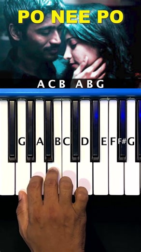 Po Nee Po | Keyboard Notes #dhanush #keyboardtutorials #anirudh #aj88