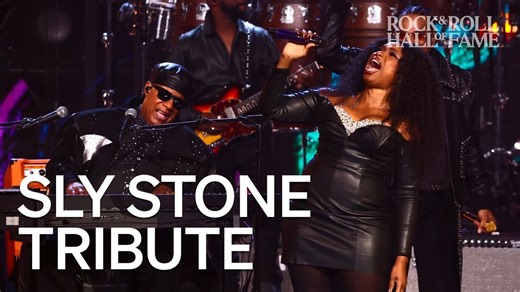 【CLV翻译】Stevie Wonder领衔致敬Sly STone摇滚名人堂，表演经典歌曲串烧