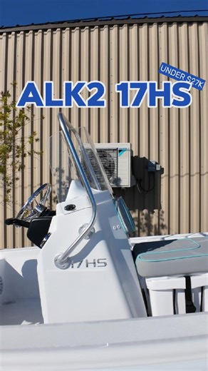 Seafoam dreams for under $27K 🌊✨ The 17HS is not small… she’s mighty. Ready to fish, cruise, adventure and look good doing it. ALK2 Powerboats #ALK2Powerboats #17HS #PortsideMarine #SeafoamGreen #BoatLife | Portside Marine