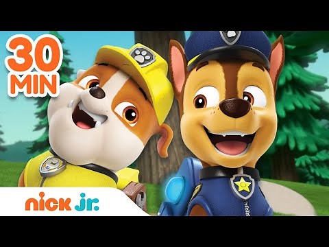 PAW Patrol Best Pup Friends Forever! 💖 w/ Rubble, Chase & Skye | 30 Minute Compilation | Nick Jr.