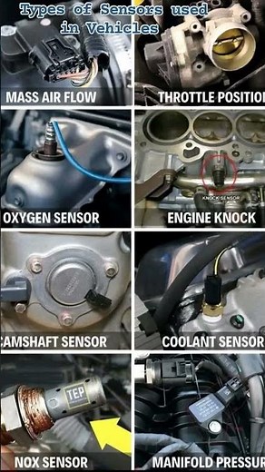 Types of Sensor Used in a Vehicle #sensor#autoelectrical #Automotive#jamesautomotiveeng